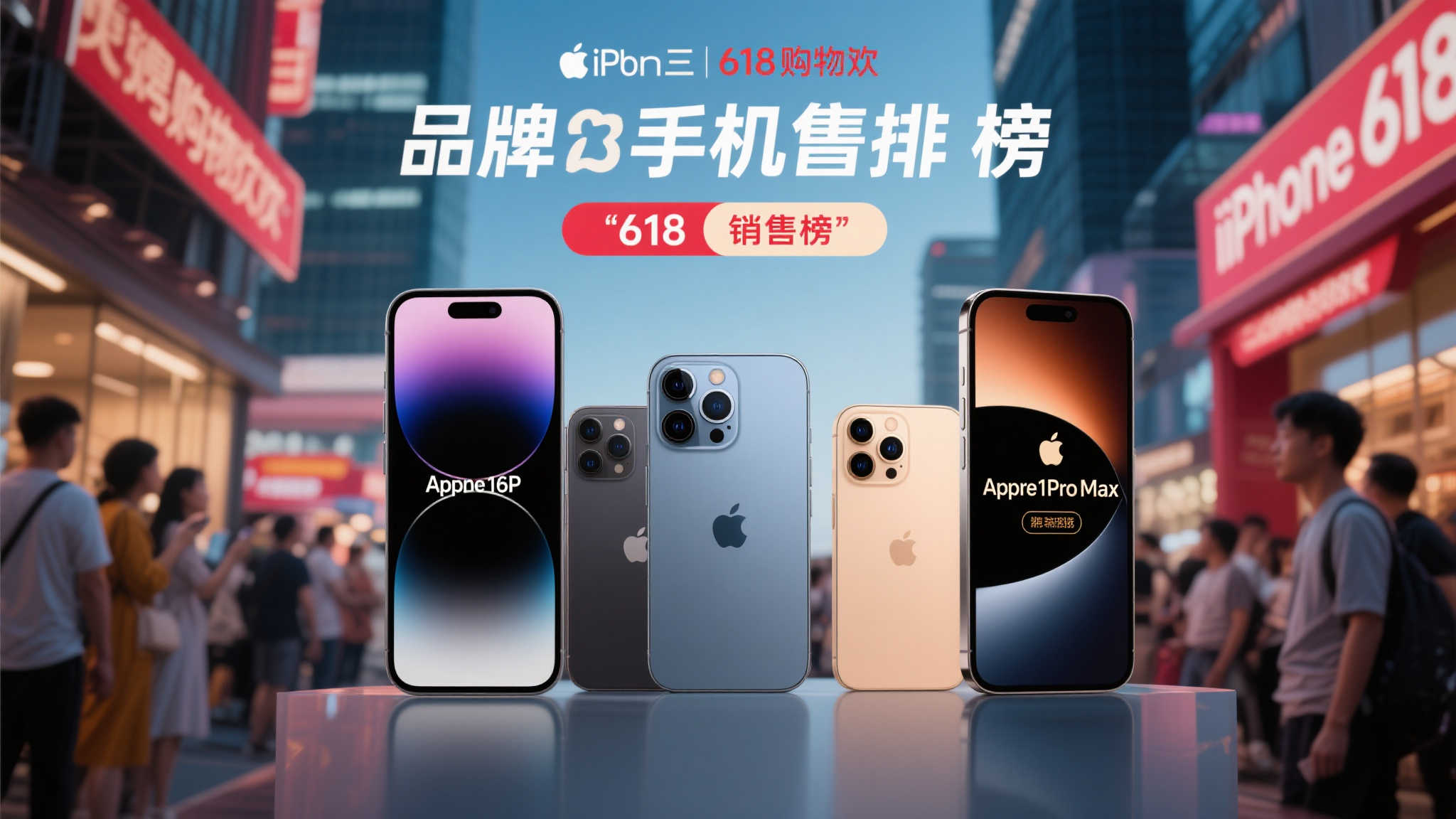618手机热销榜:苹果16系列霸榜前三,16P夺冠 618手机热销榜:苹果16系列霸榜前三,16P夺冠