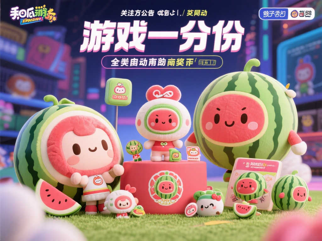 《西瓜游戏》一番赏上线!超萌周边商品让人爱不释手 《西瓜游戏》一番赏上线!超萌周边商品让人爱不释手